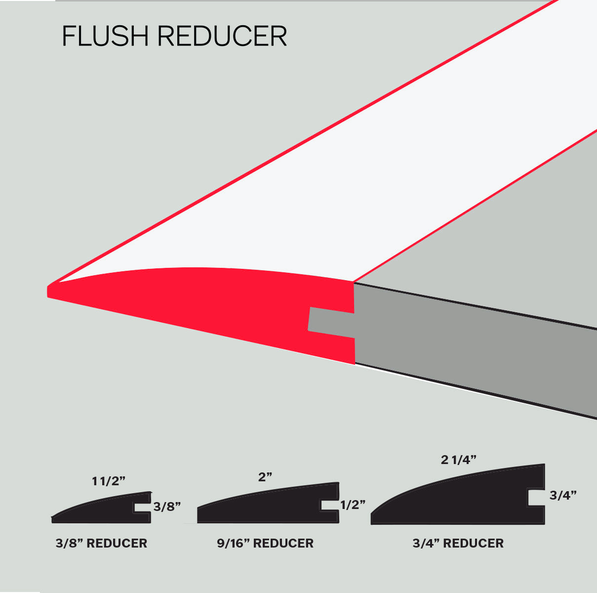 Transitions: Flush Reducer- Wood