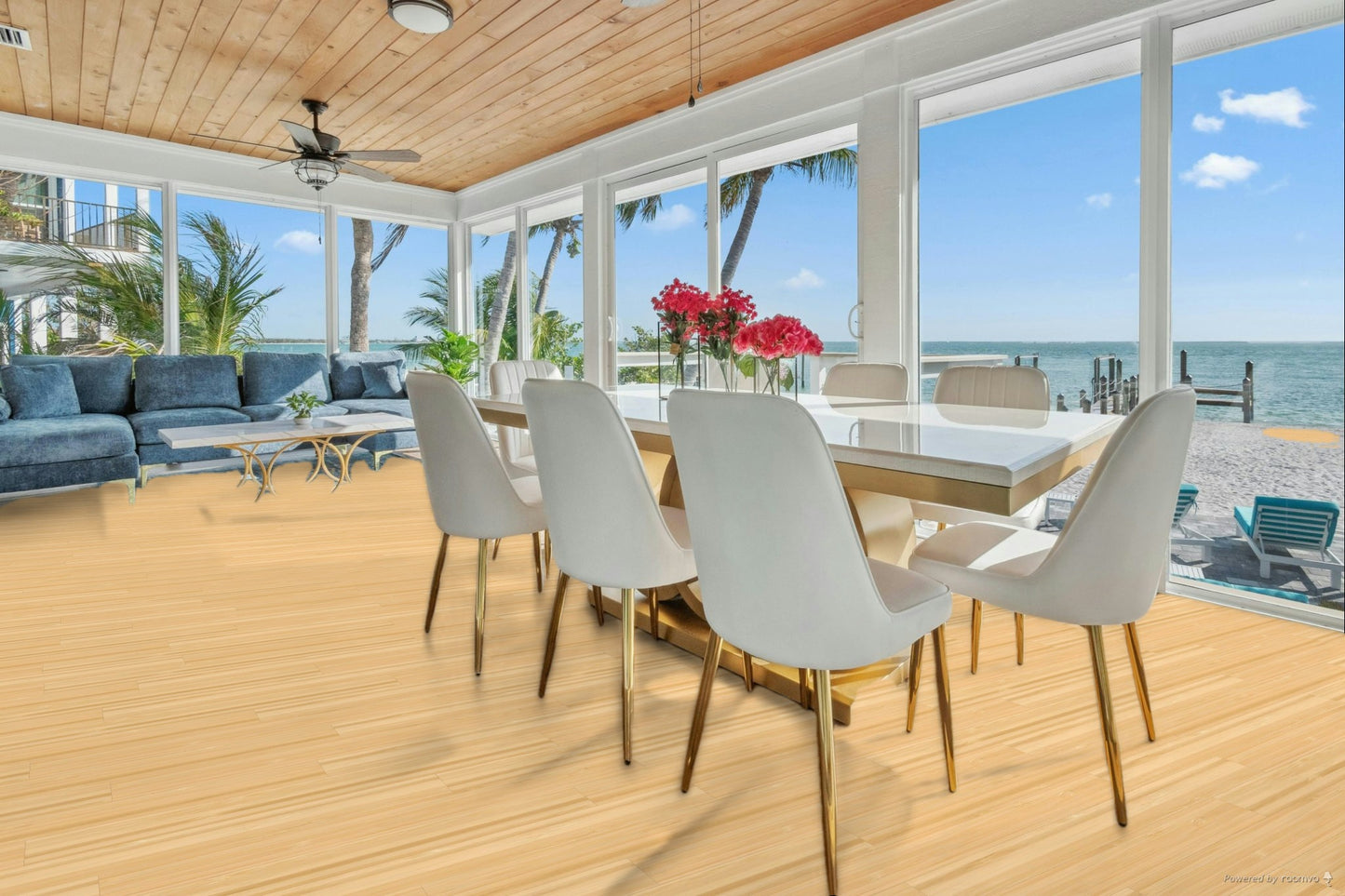Engineered Bamboo Natural Vertical 7 1/2" x 5/8" 31.09 SF/CTN