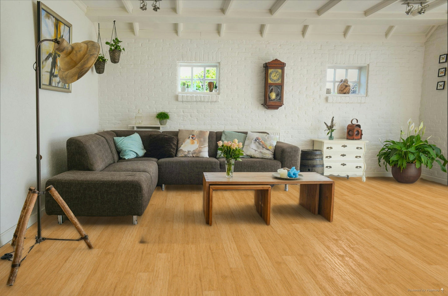 Engineered Strand Bamboo Natural 5 1/10" x 9/16" 20.83 SF/CTN