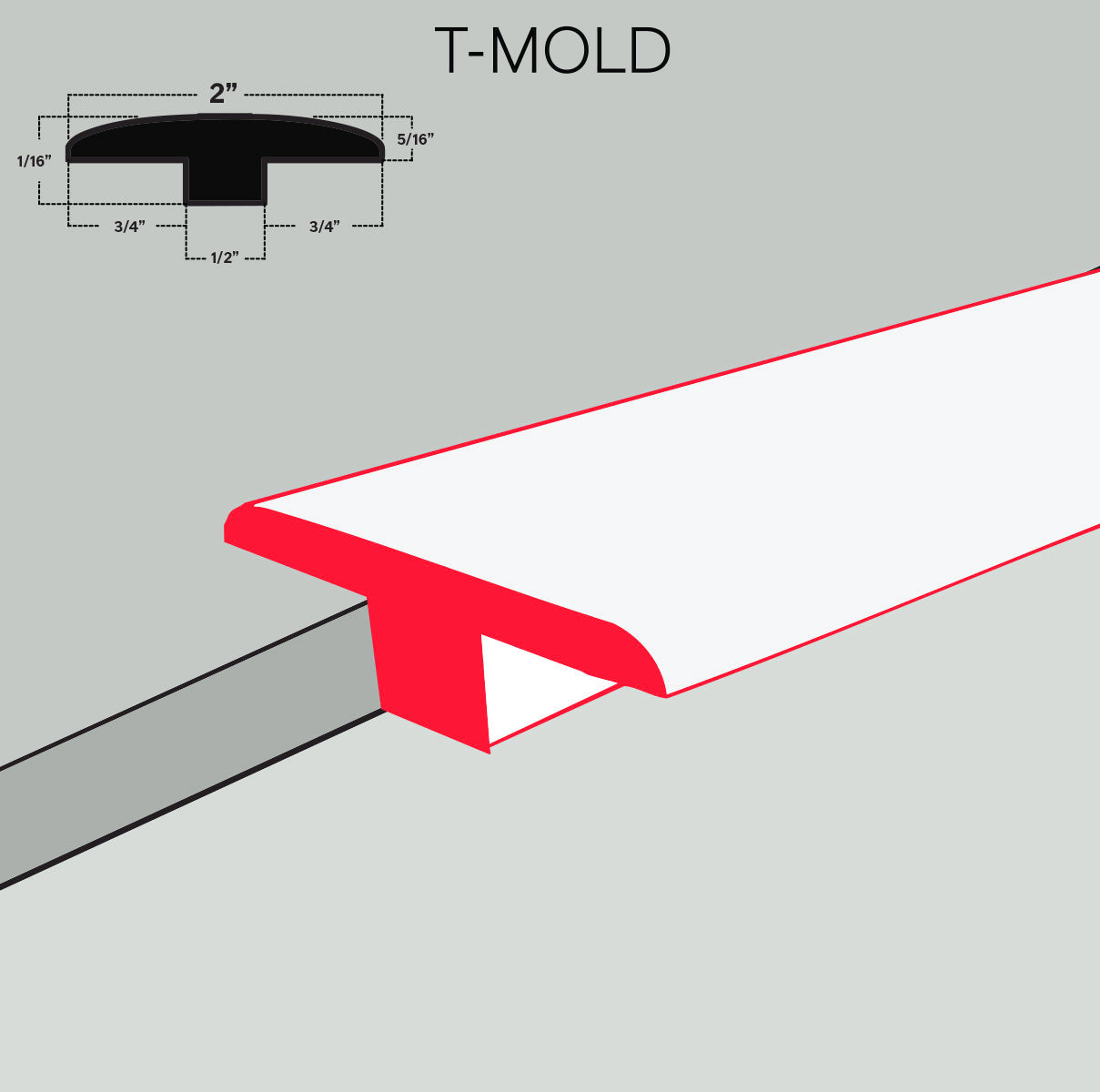 Transitions: T-mold - Wood