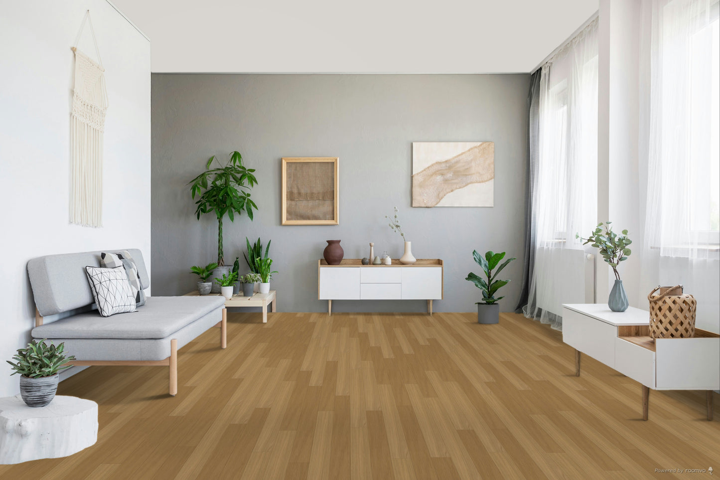 Engineered Oak Natural 3.7" x 3/8" x RL 23.76 SF/CTN